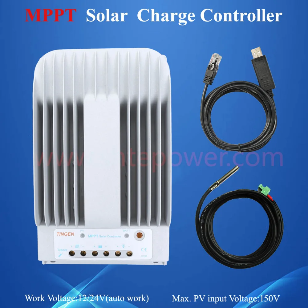 

Advanced maximum power point tracking 12v 24v auto work Tracer1215bn mppt solar controller