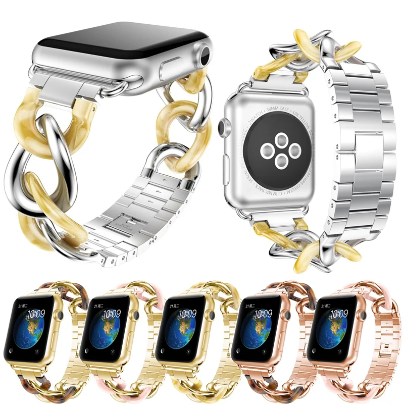 

Fashion Smart Watch Band for Apple Watch 42m/38mm Stainless Steel Smart Bracelet Luxury Watchband