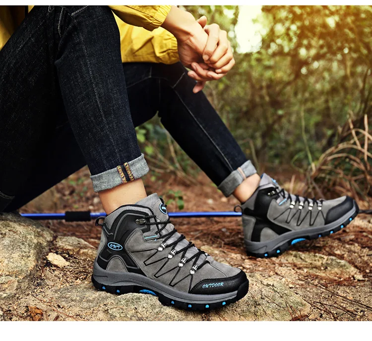Мужские треккинговые ботинки для прогулок, бега, треккинга, альпинизма, путешествий, спортивная обувь, мужские водонепроницаемые кроссовки, спортивные
