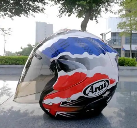 

2018 ARAI Dual Application Skull Motorcycle Helmet Novelty Retro Helmet Motorcycle Half Helmet Free Shipping