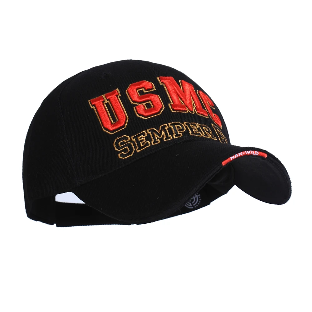 Кепка для баскетбола HY вышивка USMC SEMPER FI тактические кепки мужчин и женщин