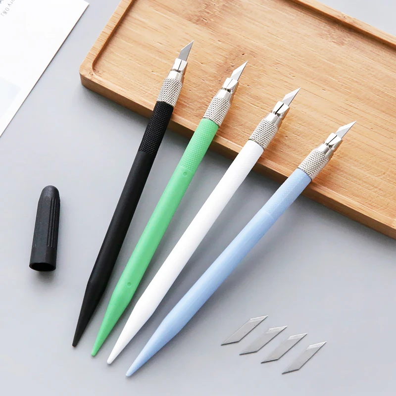 

JIANWU 4 colors Sharp blade Carving knife combination simple utility knife carving utilityDIY art creation office supplies