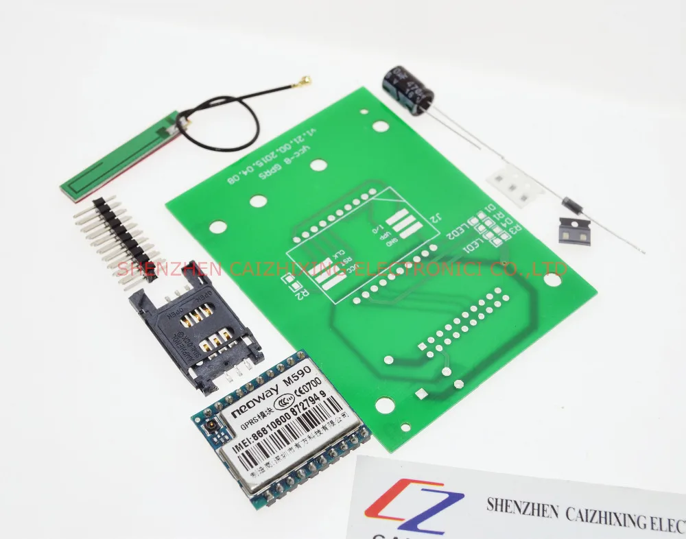 

DIY KIT GSM GPRS 900 1800 MHz Short Message Service m590 SMS module for project for Arduino remote sensing alarm