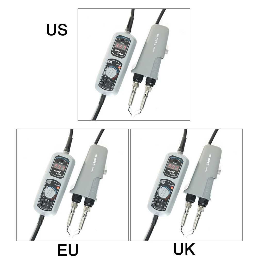 938 Пинцет мини паяльник станция Портативный Горячий Пинцет для BGA SMD Ремонт Пинцет утюг 110 V 220 V EU/US/UK Plug