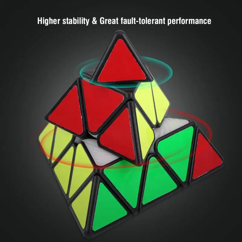 Треугольная классическая профессиональная скоростная пирамида, магические кубики, головоломка, cubo magico, вращающаяся игра, игрушка, развивающий подарок, игрушки для детей