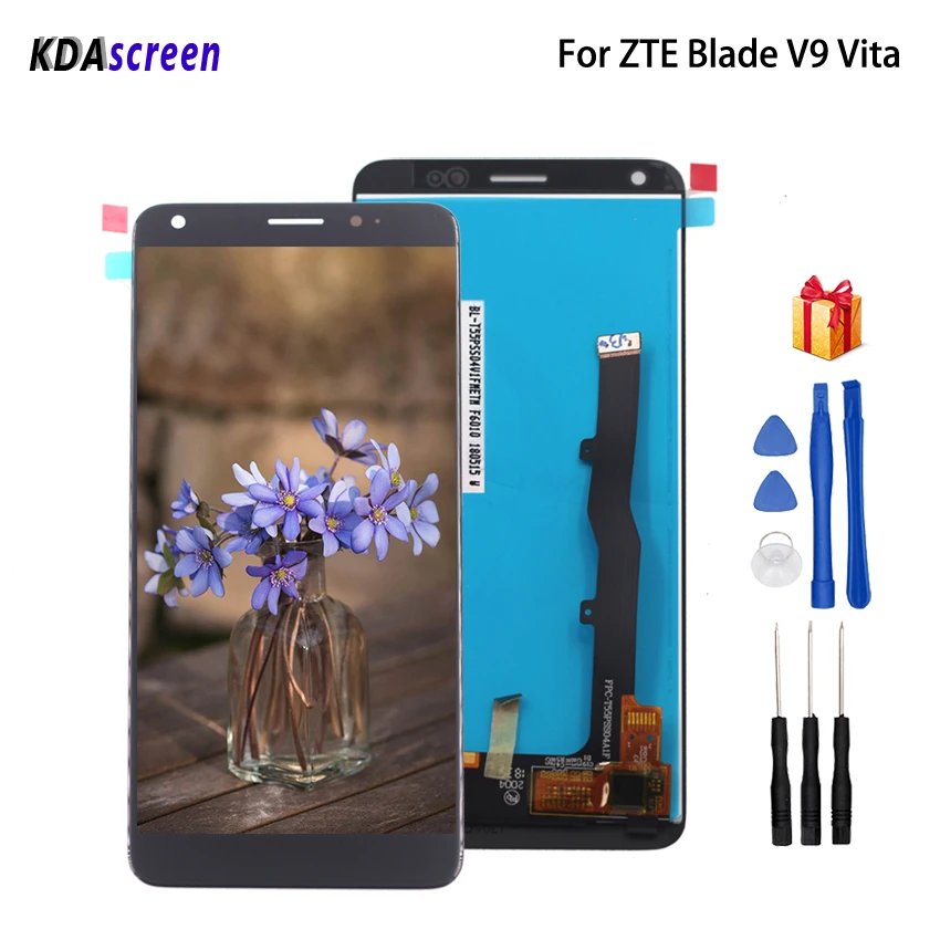 Для zte Blade V9 Vita ЖК-дисплей сенсорный экран дигитайзер для zte Blade V9 Vita экран ЖК-дисплей Запчасти для телефонов