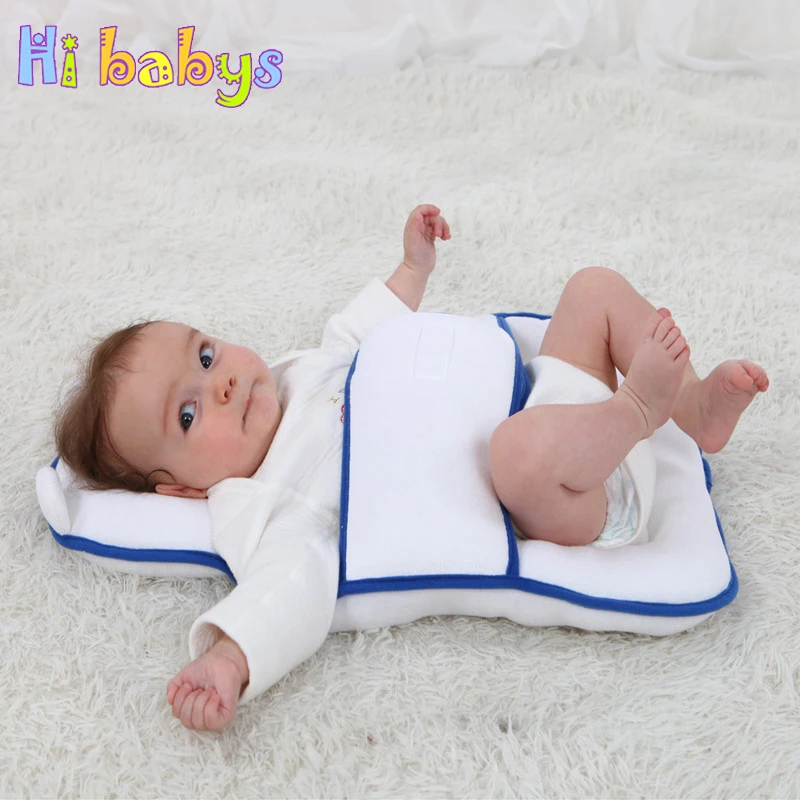 

Baby Anti Roll pillow Newborn Anti flat Head Pillow Infant Sleep Positioner Baby Crib Cot Pillow Cushion Neck Body Support