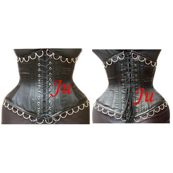 Brocade Pvc Boned Basque Corset Punk Fashion Cosplay Costume Tailor