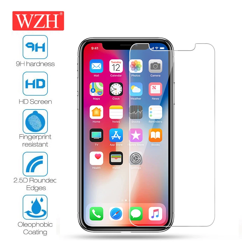 Закаленное стекло для iPhone 8 plus защитная пленка экрана 7 Plus X SE 5 жесткая Защитная