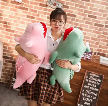 

1pc 50cm cartoon crocodile very soft pacify plush hold pillow waist cushion creative stuffed toy girl romance gift