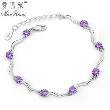 Fashion Cubic Zircon Crystal Bracelet for Women 2017 Newest Love Gift Vintage Silver Plated Bracelet Bangles Fine Jewelry