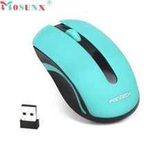 Ecosin2 Mosunx 2.4GHz USB Wireless Optical Gaming Mouse 1600DPI Mice For Laptop Desktop PC Power switch for save power 17mar16
