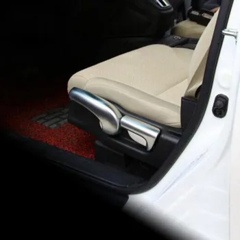 

ABS Matte For Honda CR-V CRV 2012 13 14 15 2016 accessories Car Seat adjustment Switch Panel cover Trim Sticker Car Styling 3pcs