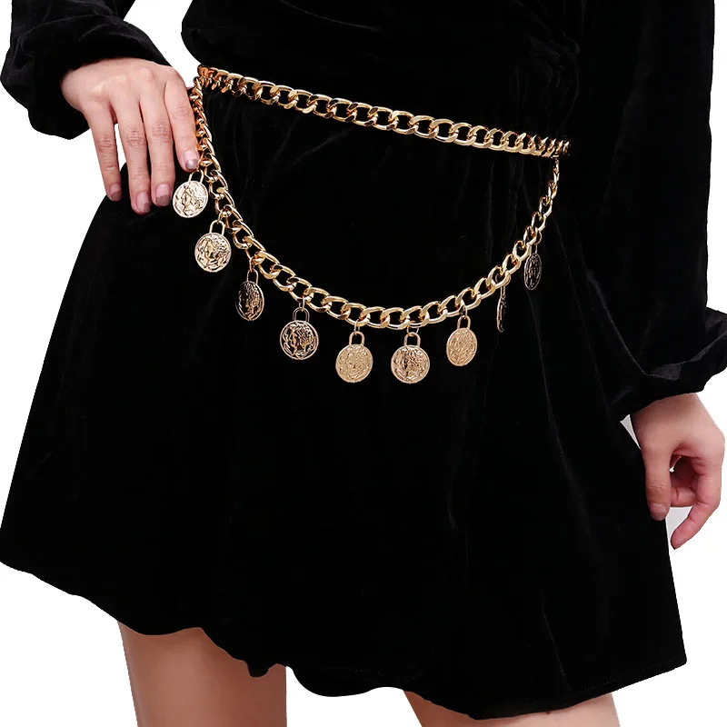 

1 Pcs Women Lady Waist Body Chain Vintage Pendant Skirt Jeans Decoration @M23