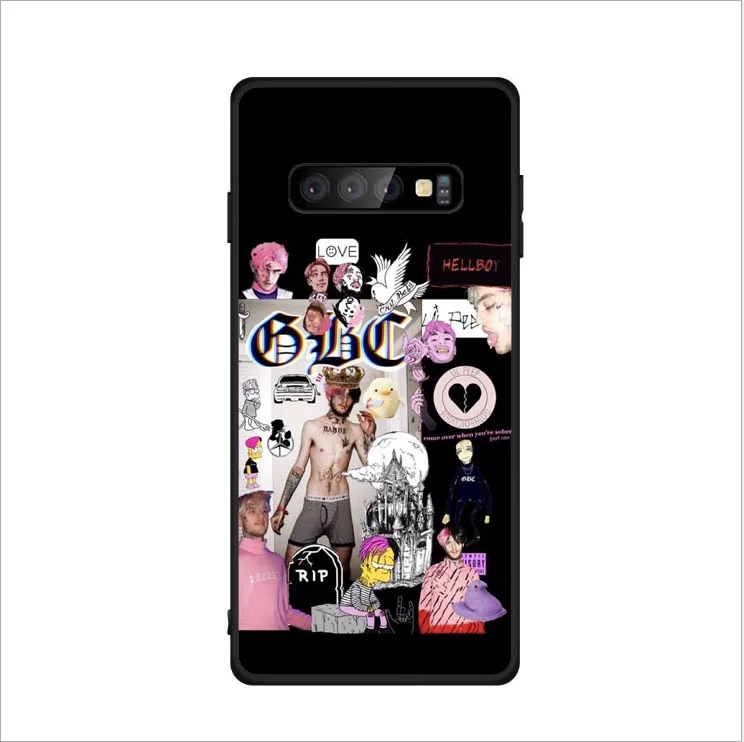 Черный силиконовый чехол Xxxtentacion и lil peep для Samsung Galaxy S7 Eedg S8 S9 Plus NOTE 8 9 S10 S20 Ultra