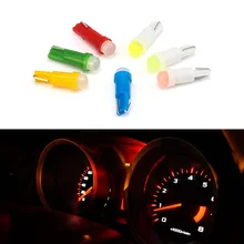 1 шт. Автомобильный интерьер T5 Led 1 SMD DC 12 В светильник Керамическая, для приборной панели манометр инструмент керамический авто боковой Клин светильник лампа