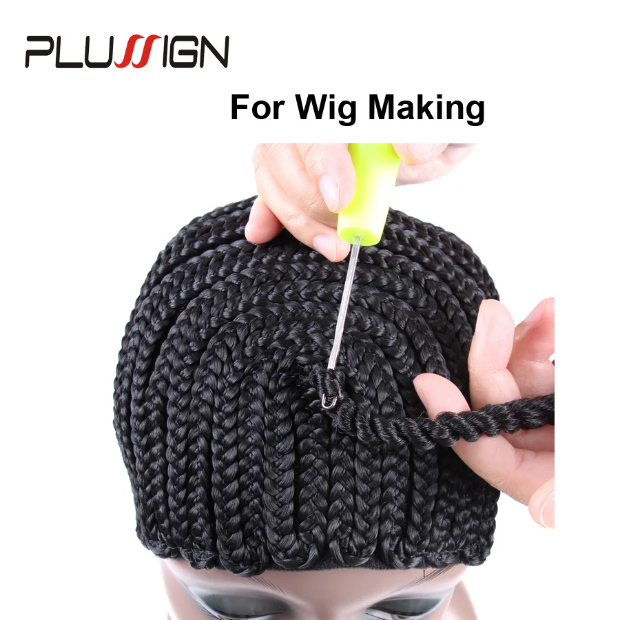 Plussign 1 шт. пластиковая ручка для вязания крючком игла волос диаметром 15 см съемная