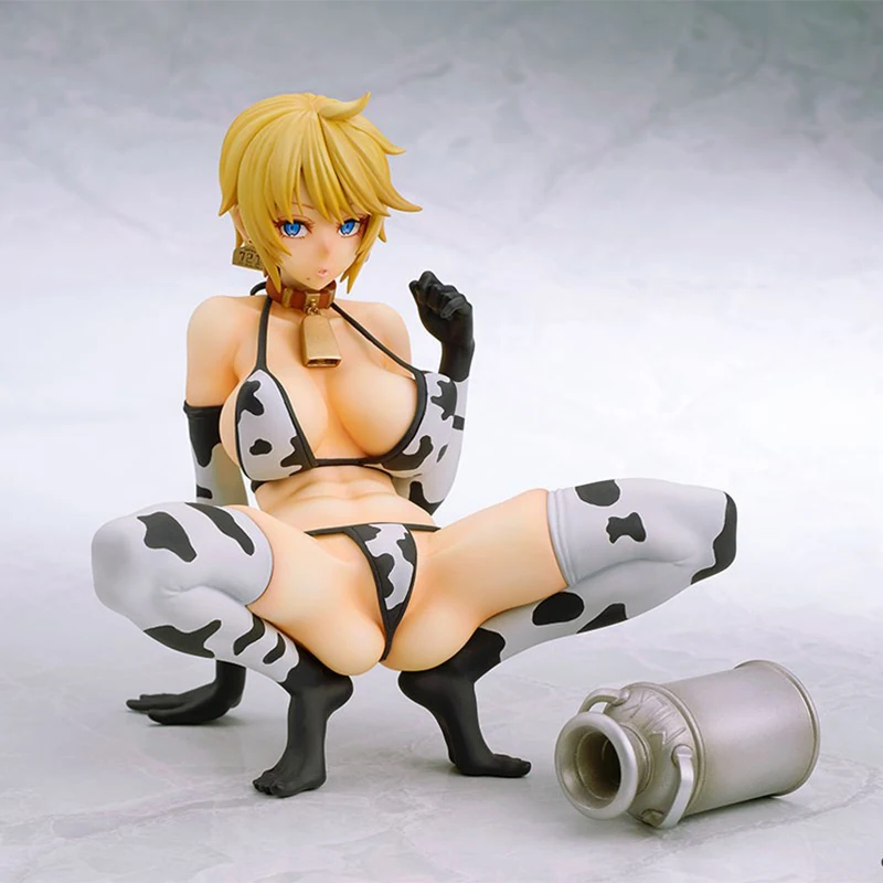 Японский Q six A Cow Life No.721 Holstein Ver. ПВХ фигурка Аниме Сексуальная девушка фигура Новая