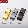 QOONG Custom Engraving Stainless Steel Three Colors Money Clip Holder Slim Pocket Cash ID Credit Card Metal Bill Clips Wallet ► Photo 3/6