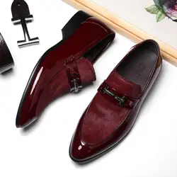 Мужская обувь pring 2019 новое платье Британский деловой комплект ступни первый слой кожи мужская обувь натуральная кожа формальные Yasilaiya