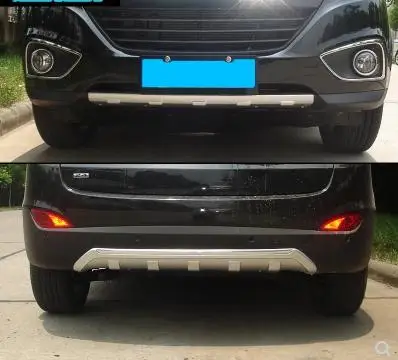 Подходит для Hyundai ix35 2009-2015 протектор переднего и заднего бампера пороги внешние
