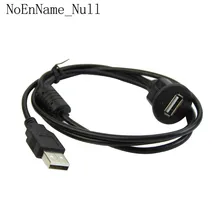 1M Car Dash Board Mount A Male To A Female USB 2.0 Socket Extension Panel Cable