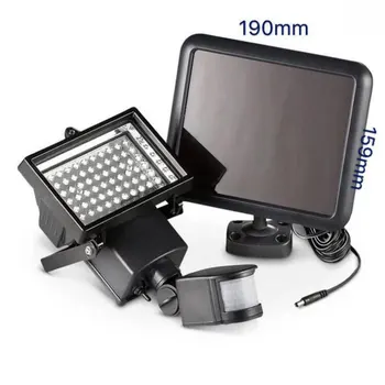 

120LED LED Solar Energy Projector Lamp Infrared Human Body Induction Lamp Sense Light Garden Lighting 12pcs