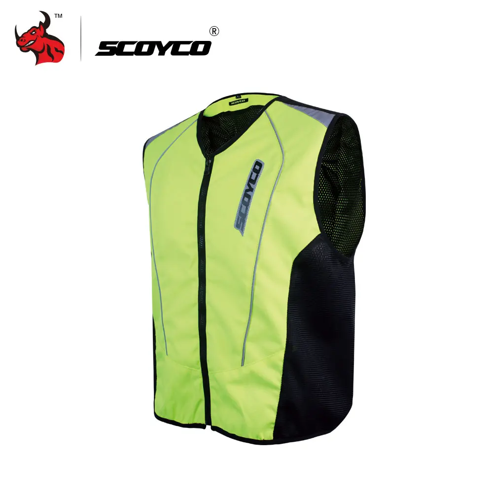 

SCOYCO Reflective Protective Vest Motorcycle Vest Reflective Moto Traffic Police Motorcycle Fluorescent Vests Reflective Jacket