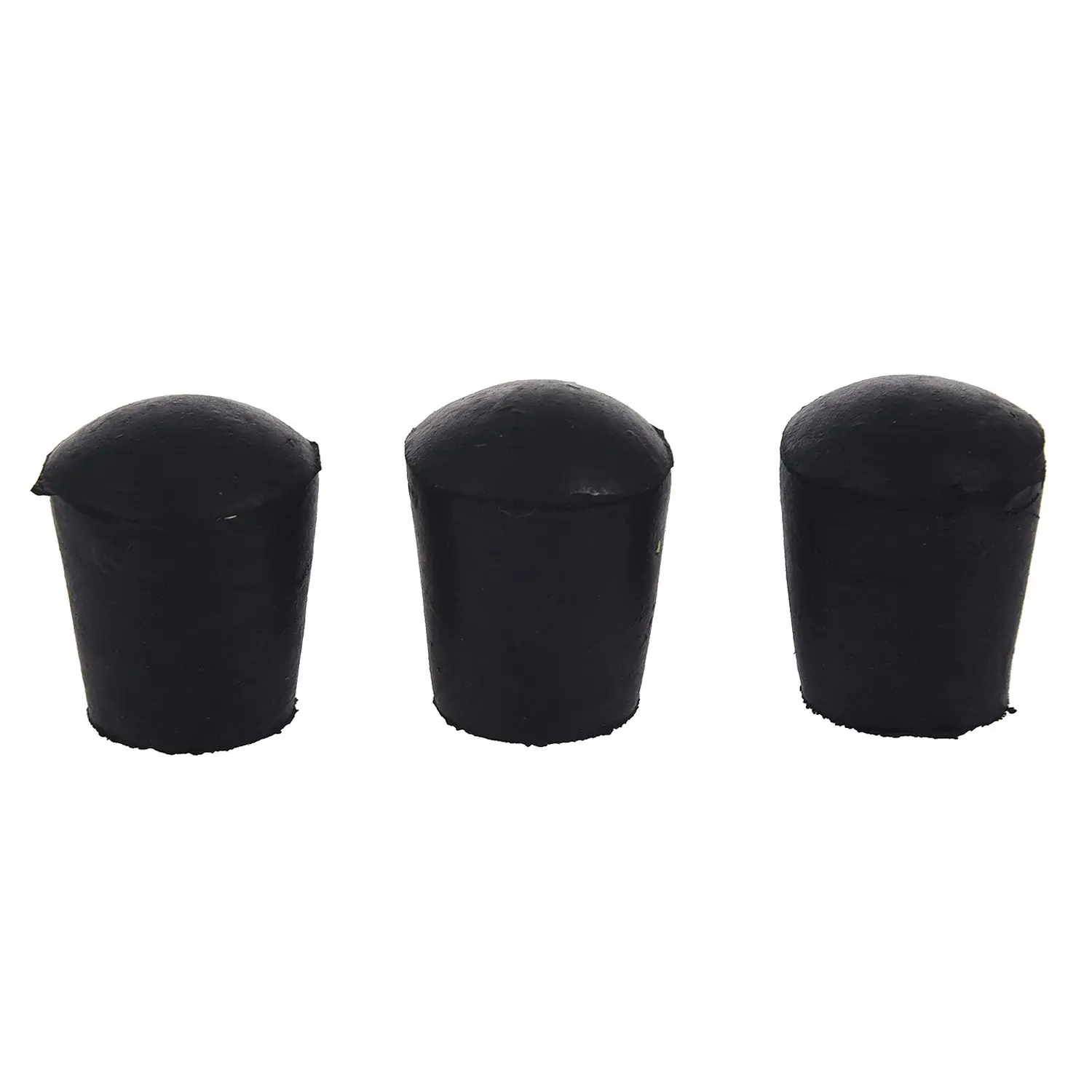 

Hot Sale Furniture Chair Table 16mm Inner Dia Cone Shape Rubber Foot Covers 6 Pcs