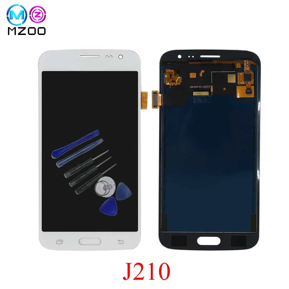 Настроить для Samsung Galaxy J2 2016 J210 J210FN J210F J210Y J210M ЖК-дисплей Дисплей Сенсорный экран