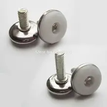 12 шт. мебель стол диван стул шкаф Регулируемый баланс ноги Glide слайд выравниватель база M8 болт Длина 15 25 мм винт на коврик