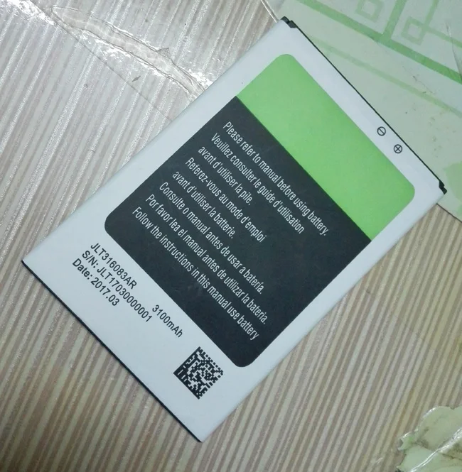 

original Battery Capacity 3100mAh 3.7V for X-BO O2 MTK6580M Quad Core 5.5Inch Smartphone Android mobile phone-free shipping