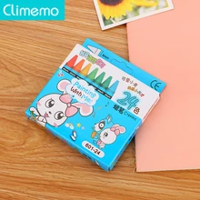Набор восковой мелок Climemo 24 цвета/коробка кролик медведь стиль канцелярские наборы NP207