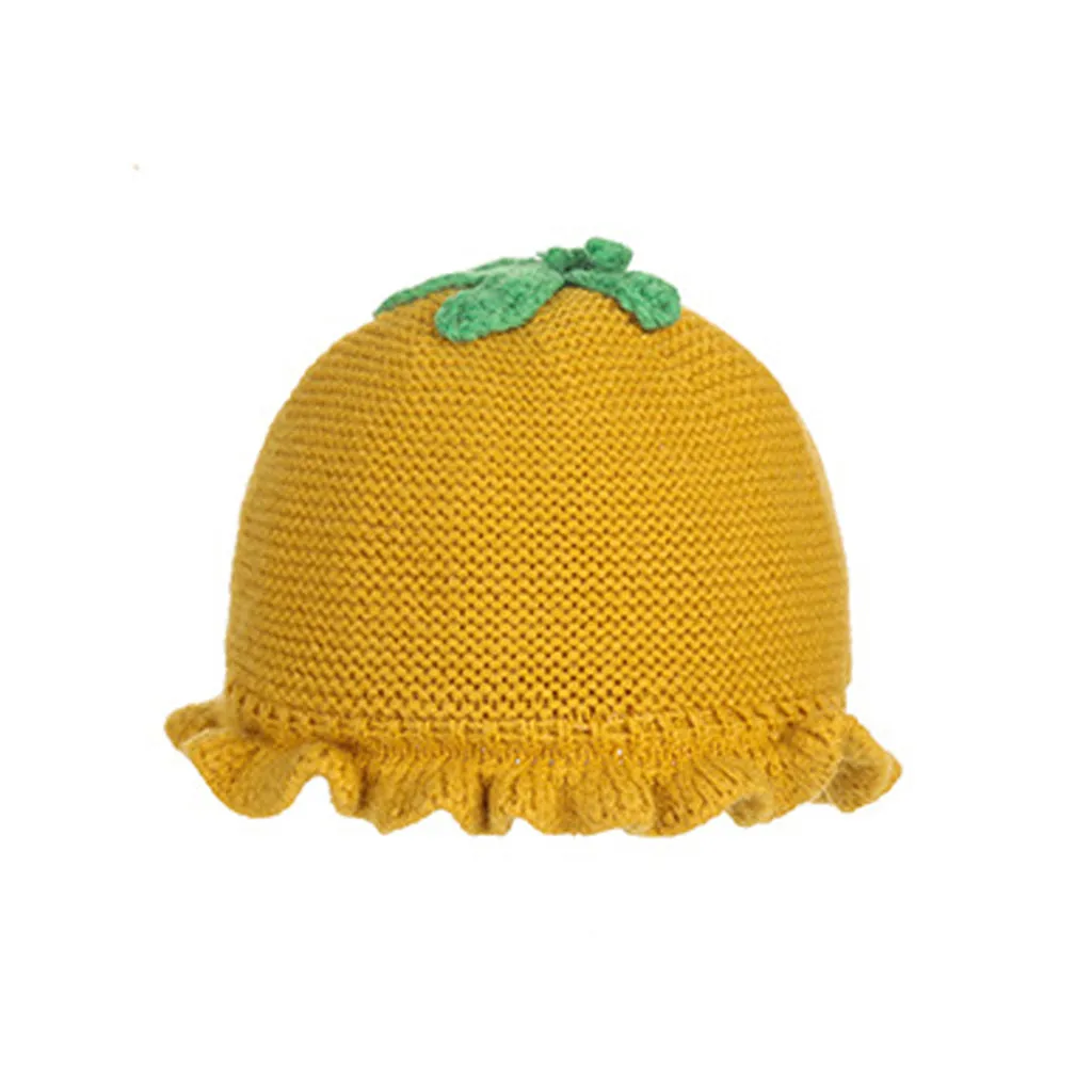 Милая детская зимняя шапка для новорожденных, Рождественская Милая шапочка в форме помидора для маленьких мальчиков и девочек, теплая вязанная шапочка, шапка MJ1119