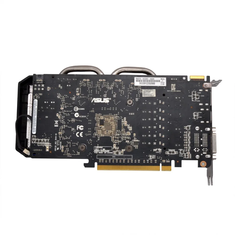 Б/у ASUS R9 270 2 ГБ 100% бит GDDR5 игровая Настольная компьютерная видеокарта