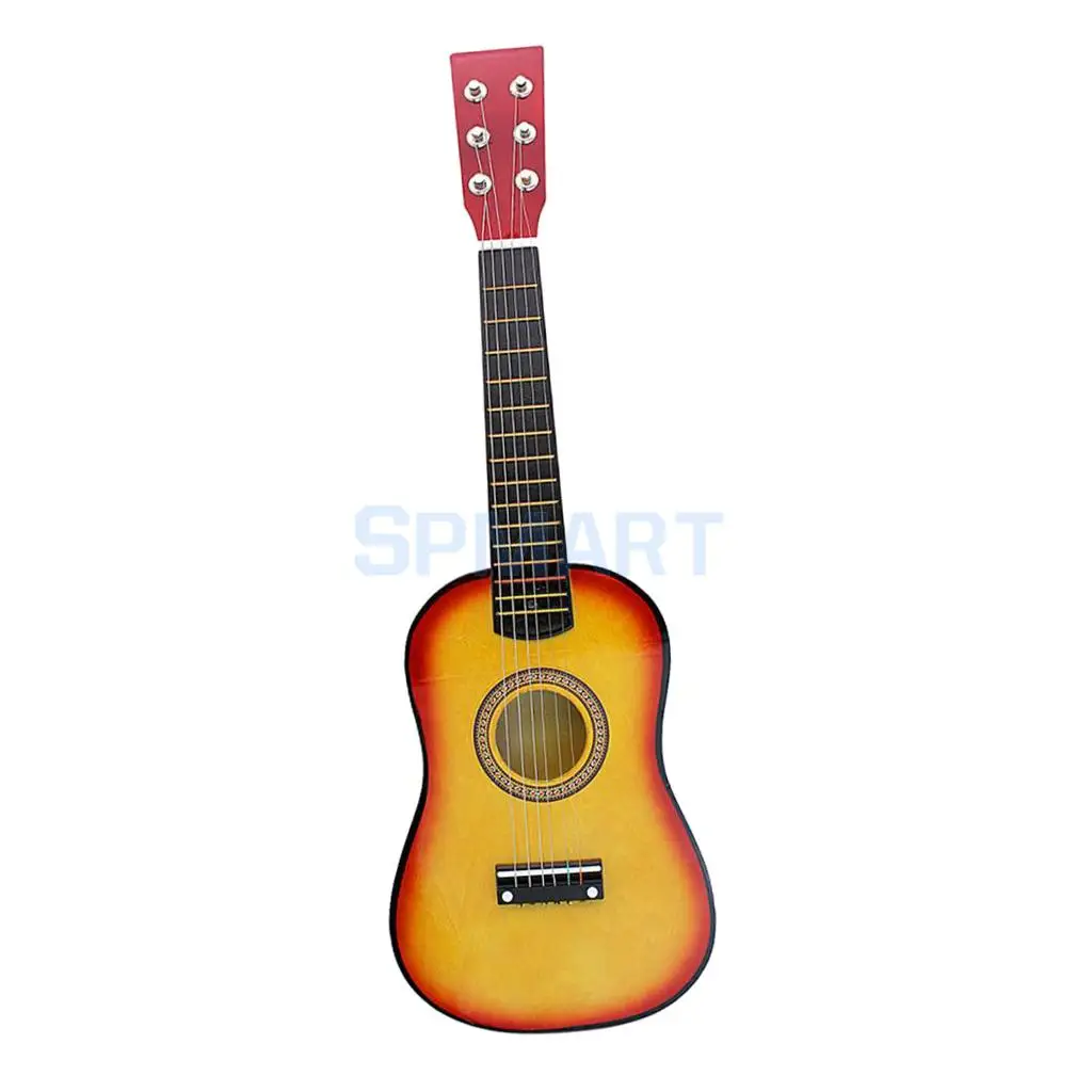 23inch 6 String Acoustic Guitar with Pick Strings for Beginner Kids Adults Musical Gift