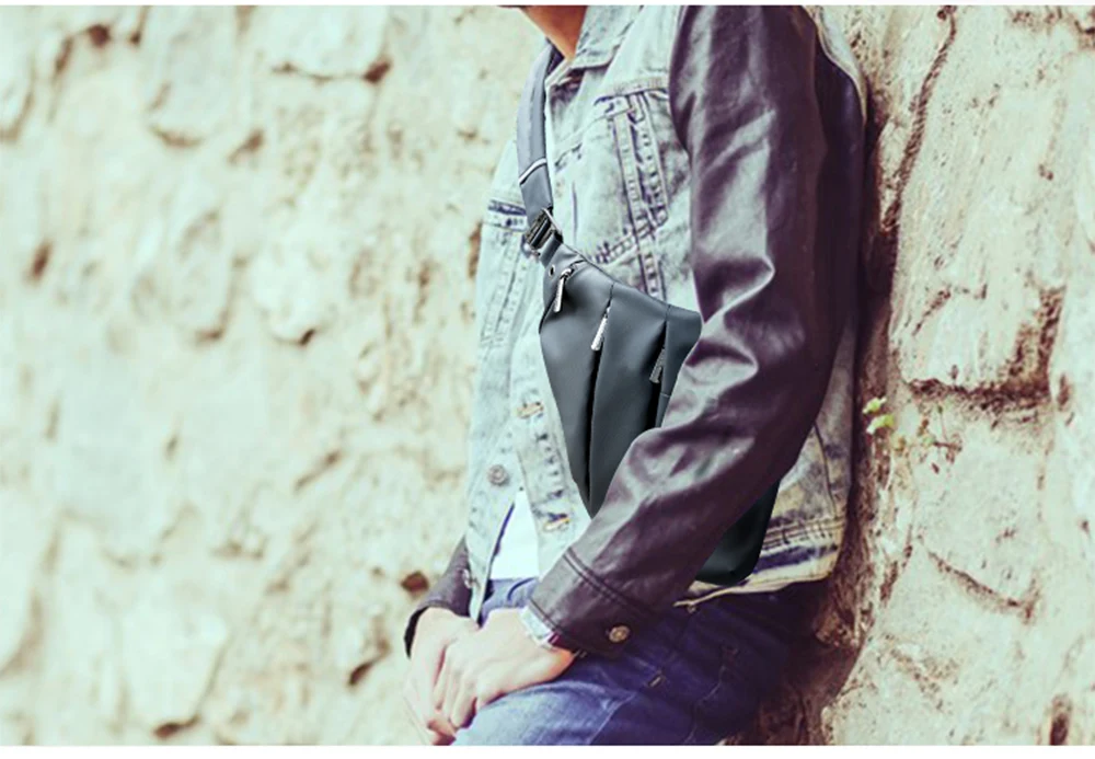 ARCTIC HUNTER новый дизайн сумки через плечо мужская дорожная модная мужская сумка Противоугонная Грудь пакет чёрная сумка-мессенджер