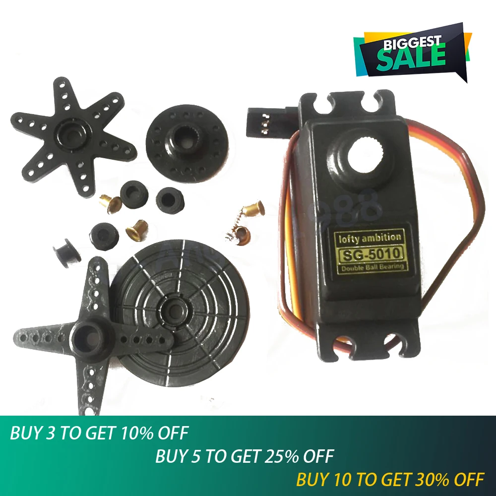 

1pcs lofty ambition SG5010 39G Servo With Parts Off Road For RC Car Truck Helicopter Boat toys