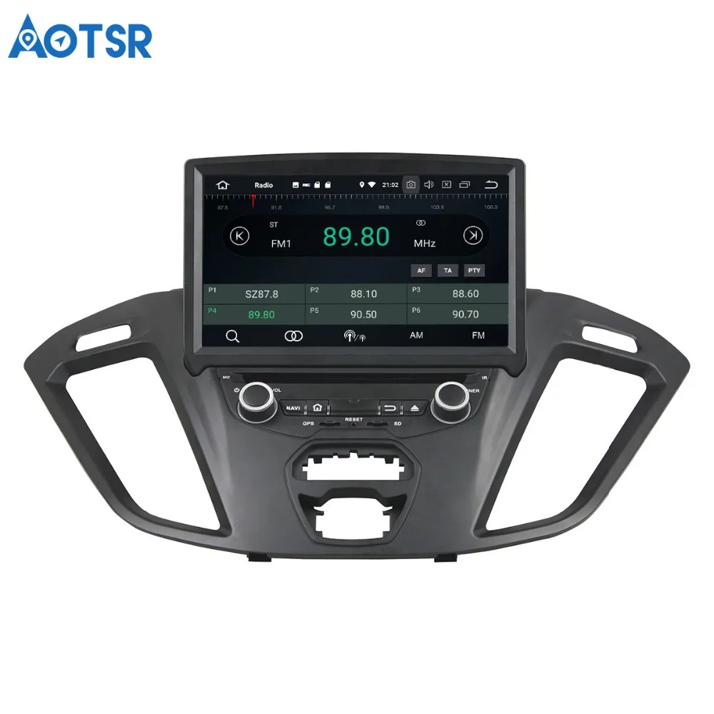

Aotsr Android 8.0 7.1 GPS navigation Car DVD Player For Ford Transit Custom 2016 multimedia radio recorder 2 Din stereo