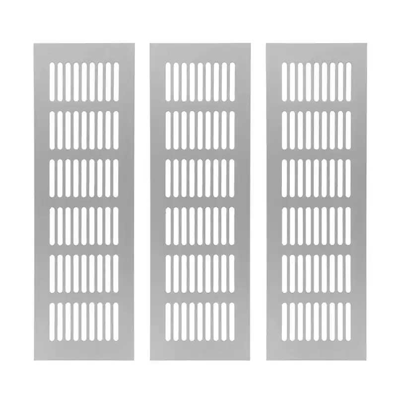 3 6pcs Metal Air Vent Grille For Wardrobe Shoes Cabinet Sink