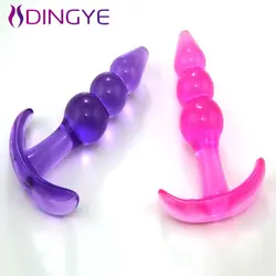 Dingye Новые Дешевые взрослых Анальная пробка анальные шарики Секс-игрушки анальный Вилки секс-игрушки для Для женщин