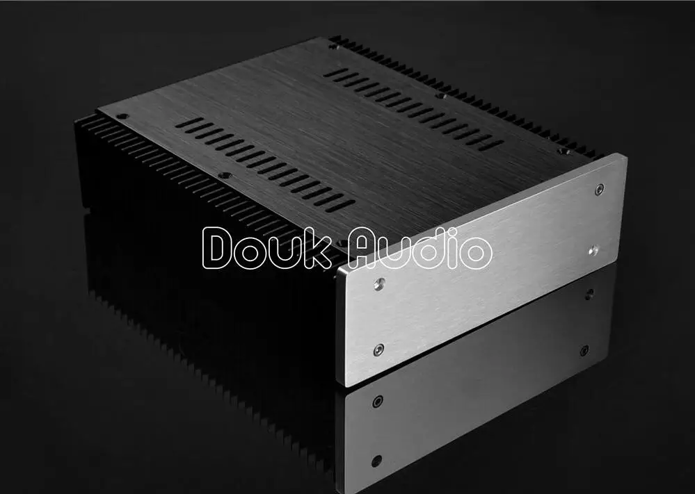 Douk аудио усилитель шасси общий алюминиевый корпус предусилитель корпус DIY коробка
