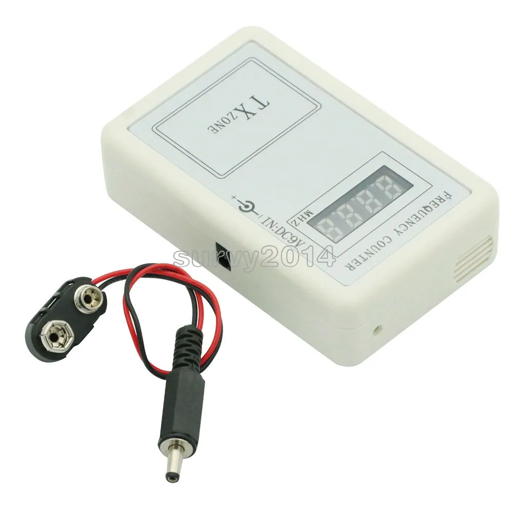 

Remote Control Wireless Frequency Meter Counter for Car Auto Key Remote Control Detector Cymometer Power Supply Cable