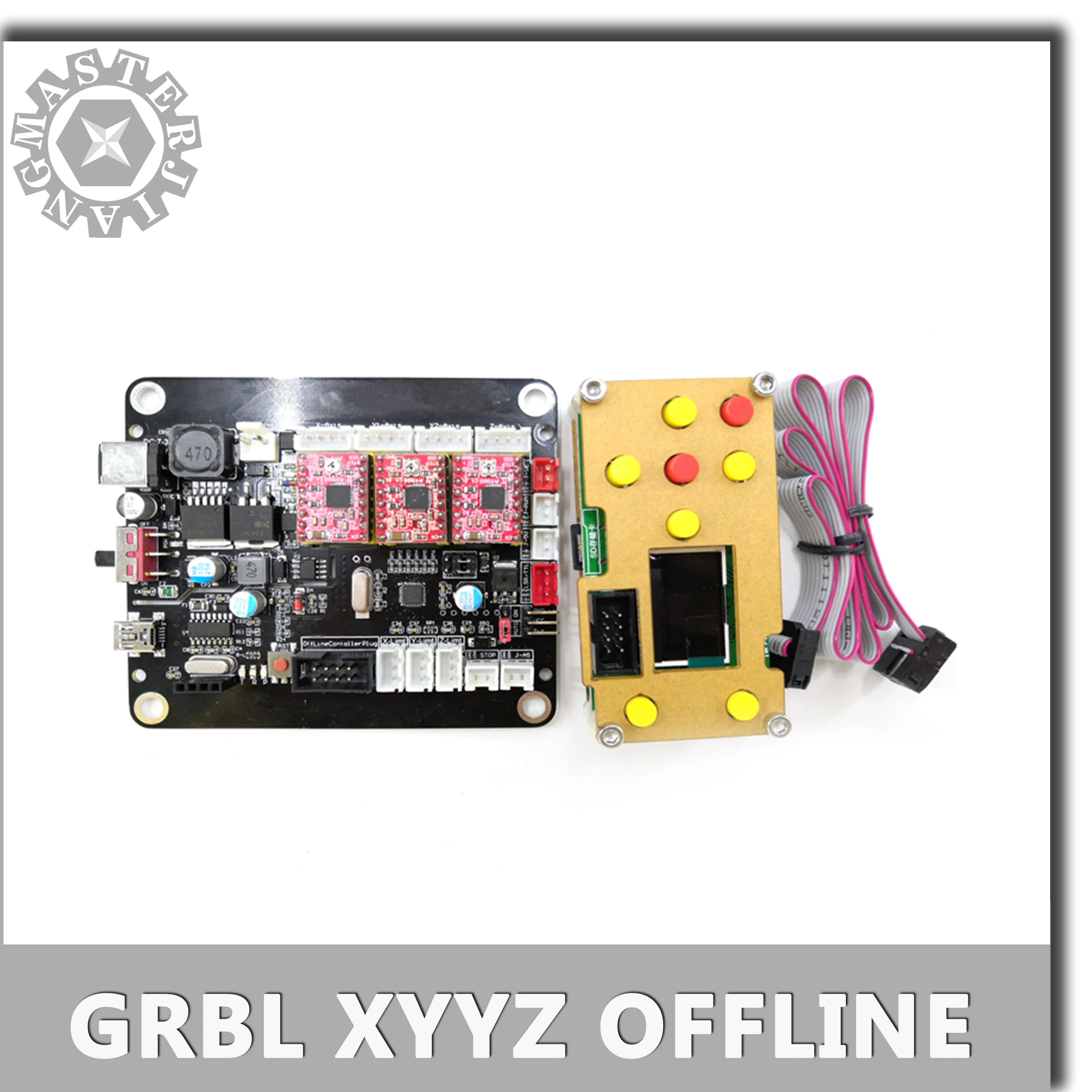 Автономная плата контроллера GRBL 0 9 или 1 3 осевой шаговый двигатель двойная ось Y USB