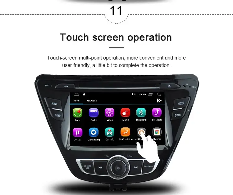 JDASTON Android 10 автомобильный dvd-плеер для hyundai ELANTRA 2013 Мультимедиа gps навигация 2Din Автомагнитола аудио стерео wifi