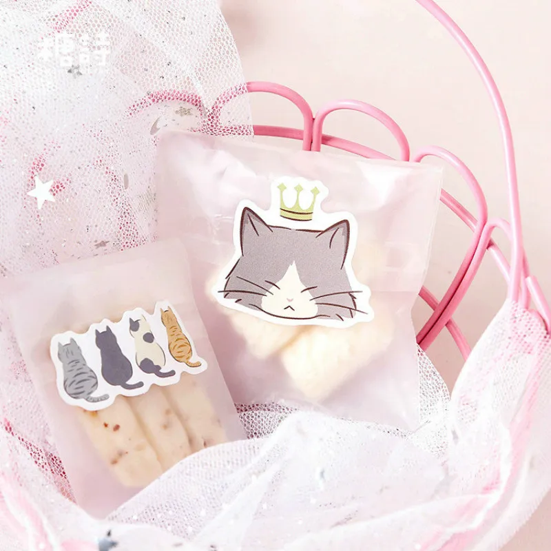 45 шт./компл. kawaii Memo pad роман с милыми животными, с рисунками кошек, наклейки для дневника планировщик офисный декор для бизнес планирования школьные принадлежности канцелярские товары