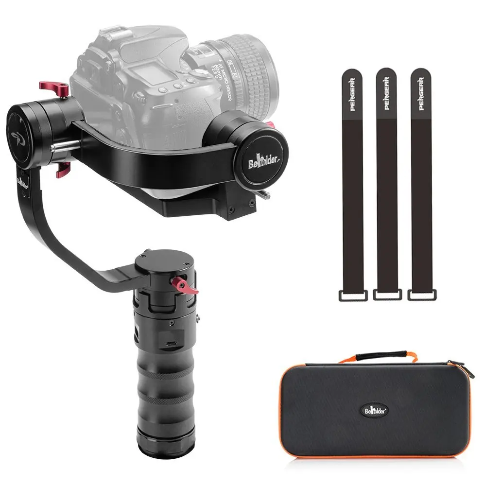 

Beholder DS1 3 Axis Brushless Handheld Gimbal Stabilizer 32-bit Controller with Dual IMU Sensors for DSLRs Max.Weight 3.7lbs