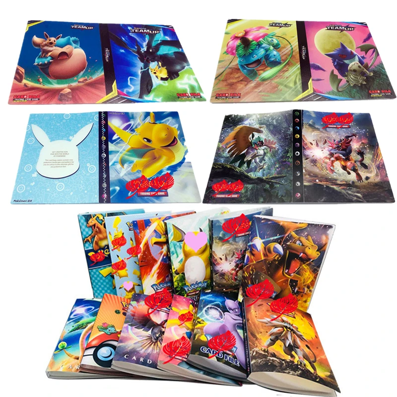 

240pcs holder album Cards Toys card Game Battle Carte Trading Energy Charizard Collection Card for Kids