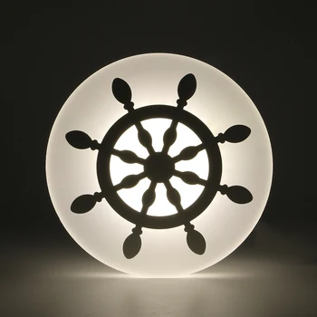 

New Wall Light Steering Wheel LED Wall Lamp Bedroom Bedside Wall Sconces Lamp Living Room Corridor Hotel Wall Lighting Decor