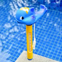 Для бассейна, погружаемый в воду термометр животное форма Черепаха Ванна температура воды прибор измерения подходит для внутреннего наружного